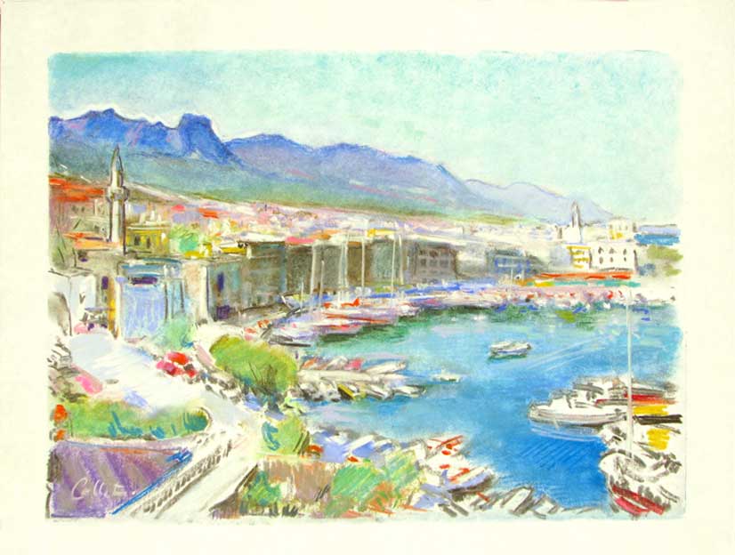 Paysages de Chypre, peintures art intemporain