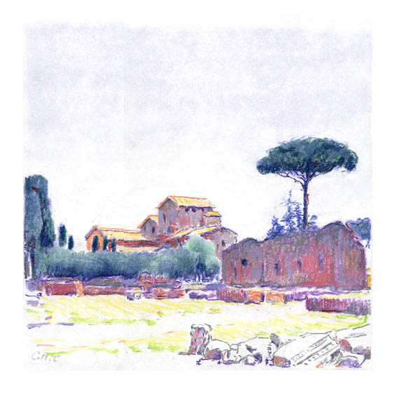 paysages d'Italie, Rome antique
