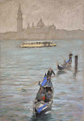 Venise, deux gondoles