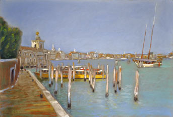 Venise embarcadère de la Douane