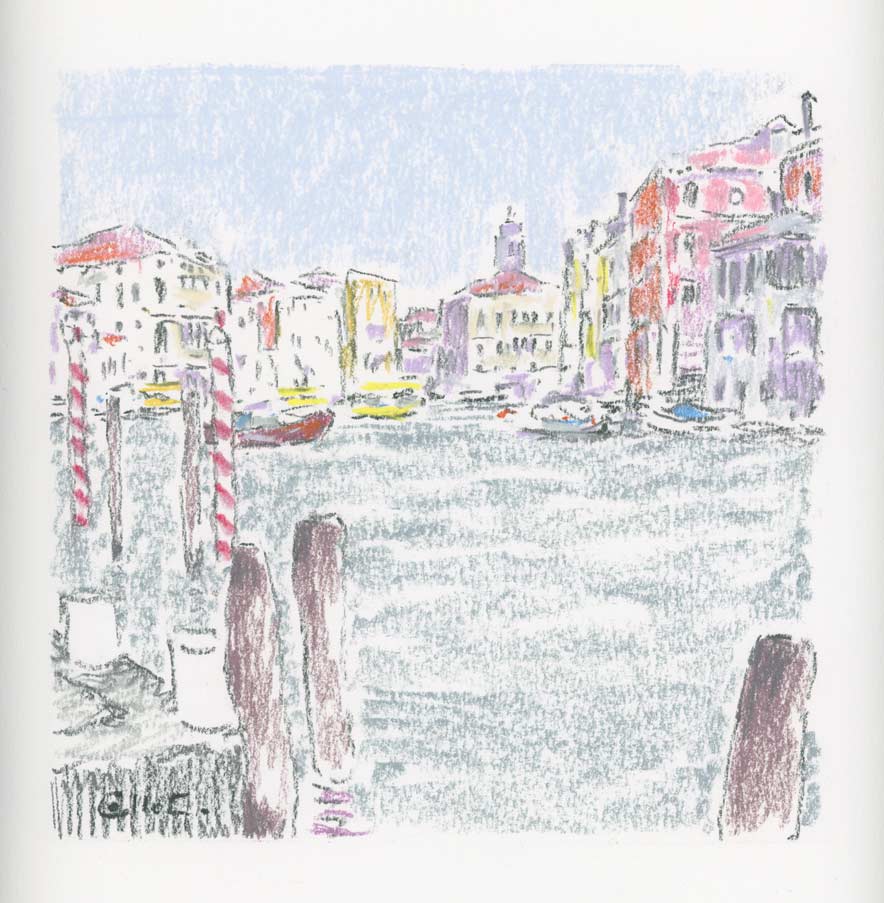 Venise, les palines du grand canal