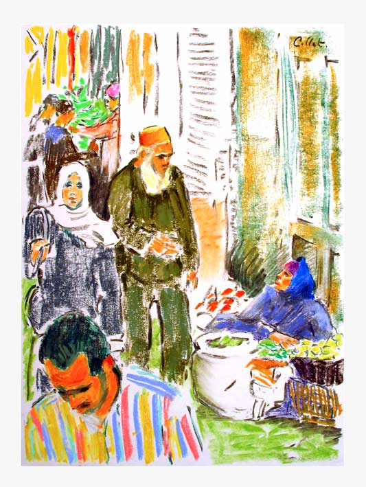 Le Caire, vendeuse de légumes