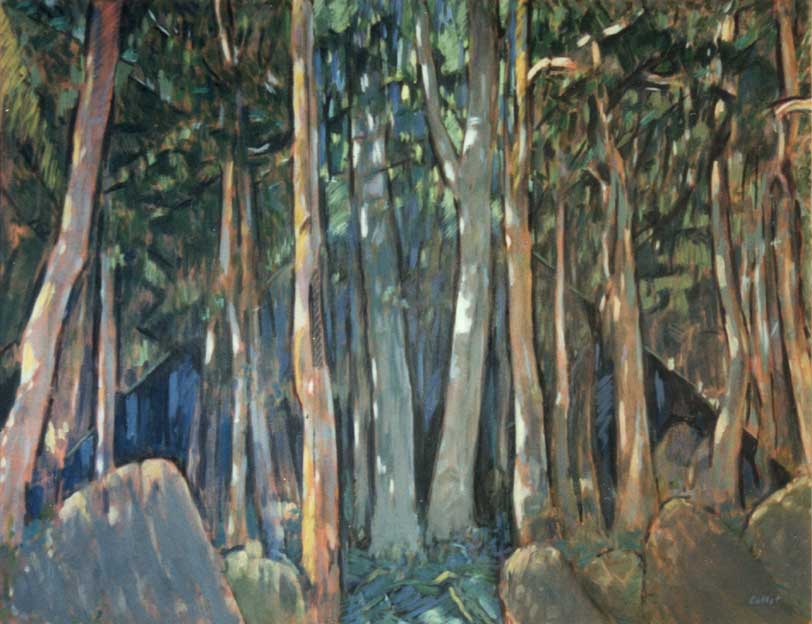 peintures de paysage, forêt